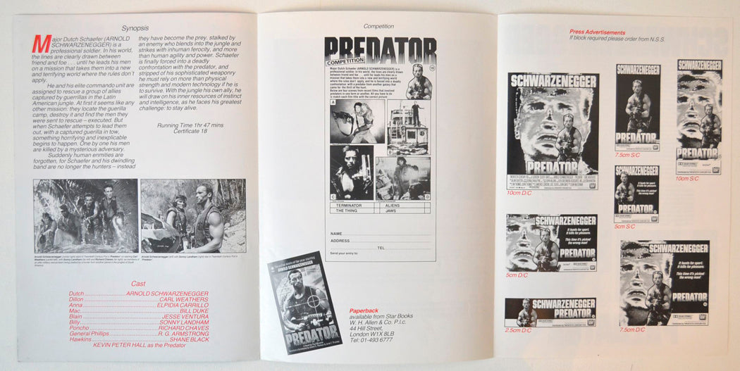 Predator - Press Book - Inside width="125" height="63