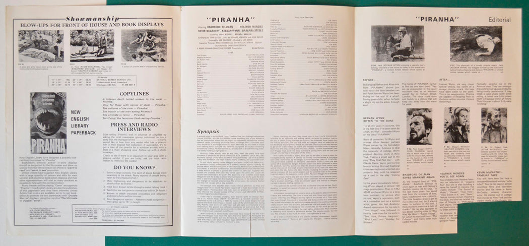 Piranha - Press Book - Inside 1 width="125" height="58