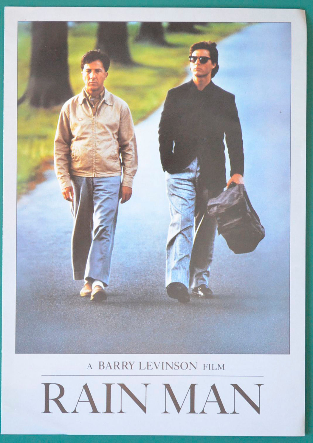 Rain Man Original 4 Page Cinema Exhibitors Synopsis / Credits Booklet  