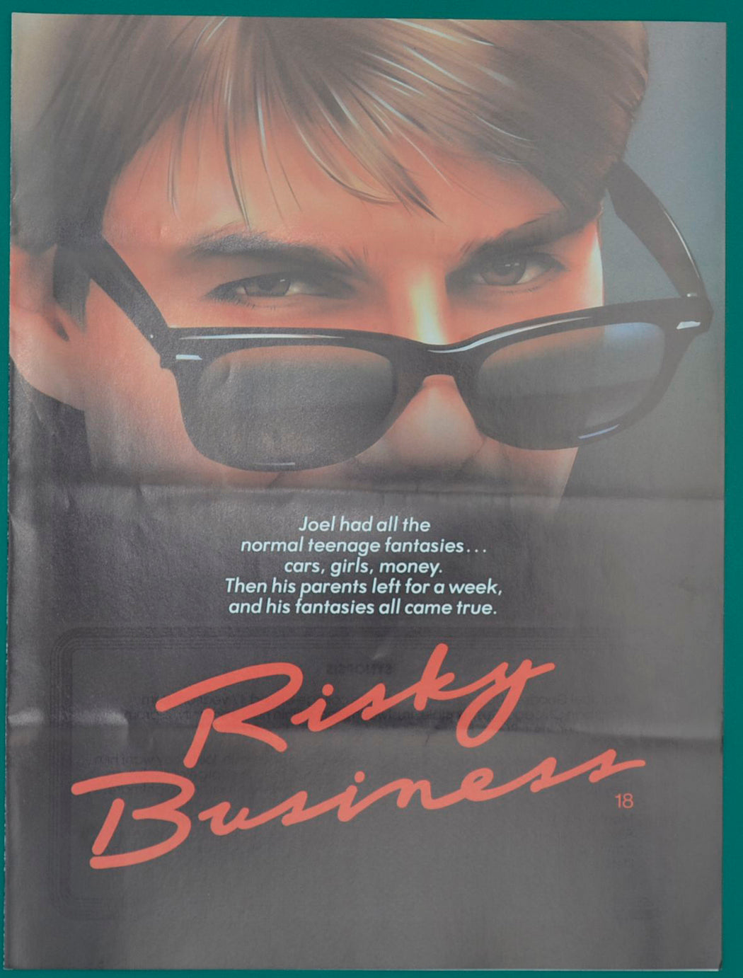 Risky Business - Synopsis Leaflet - Front width="125" height="164