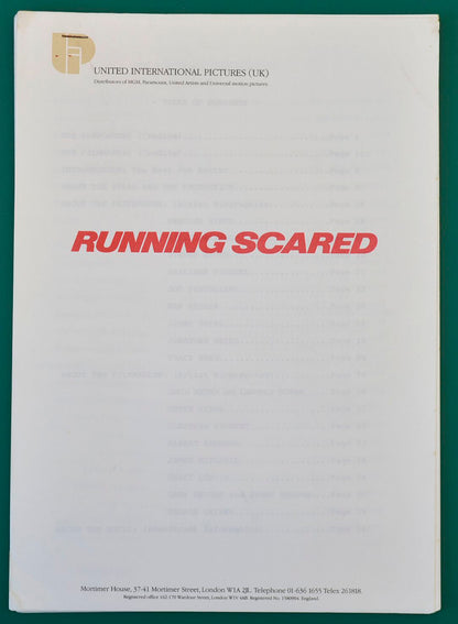 alt="Running Scared - Production Info" width="125" height="168