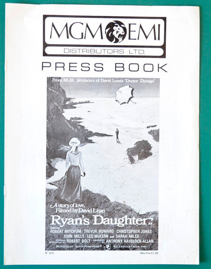 Ryan's Daughter Original 8 Page Cinema Exhibitors Campaign Press Book 