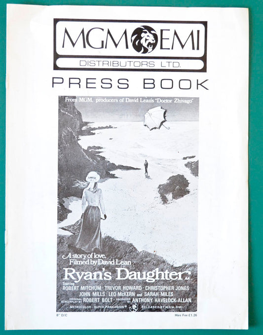 Ryan's Daughter Original 8 Page Cinema Exhibitors Campaign Press Book 