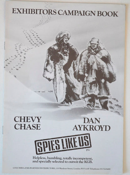 Spies Like Us Original 8 Page Cinema Exhibitors Campaign Press Book 