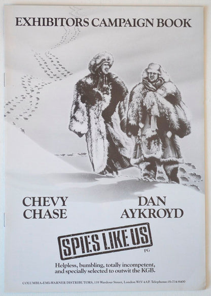 Spies Like Us Original 8 Page Cinema Exhibitors Campaign Press Book 