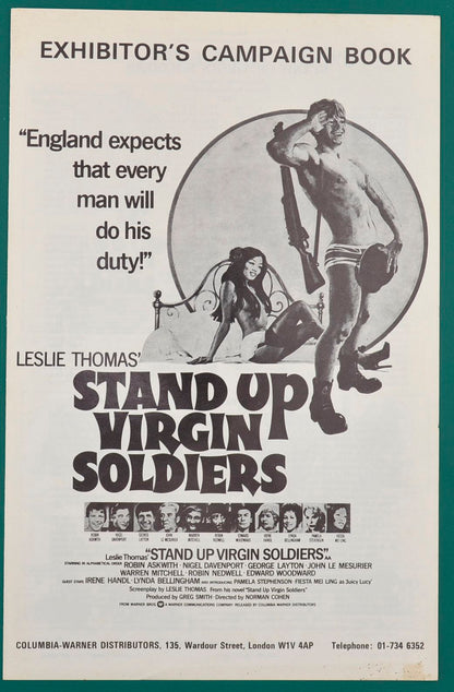 Stand Up Virgin Soldiers Original 6 Page Cinema Exhibitors Campaign Press Book  + Synopsis / Credits Leaflet 