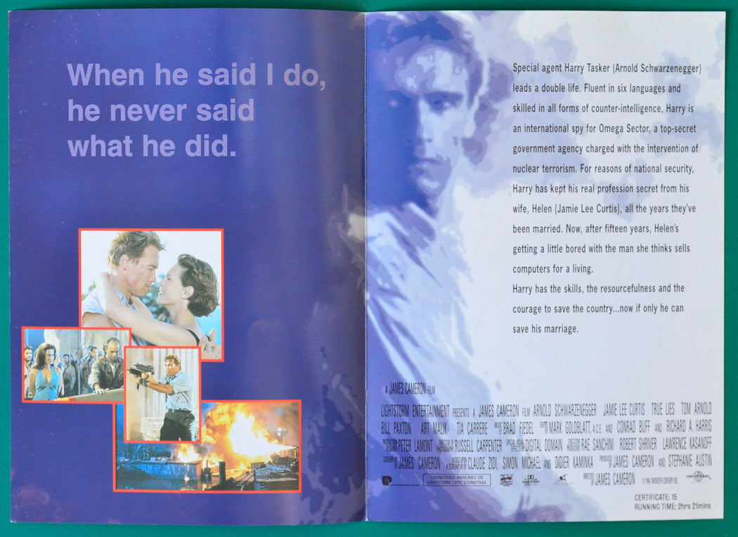 TRUE LIES - Synopsis Booklet - Inside