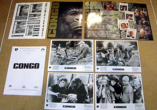 Congo  Original Press Kit With 4 Black And White Stills 