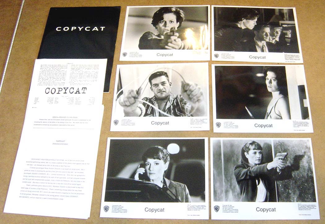 Copycat  Original Press Kit With 6 Black And White Stills 