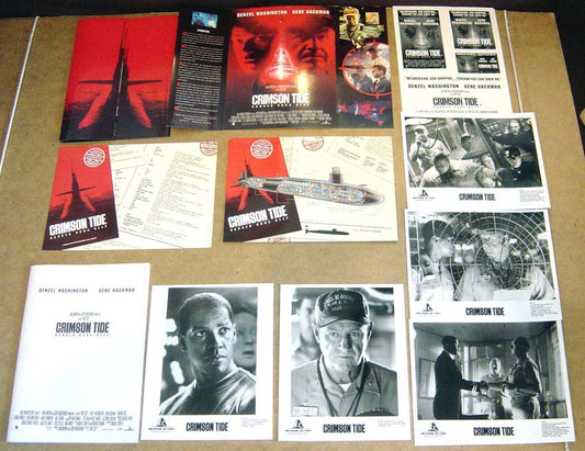 Crimson Tide  Original Press Kit With 5 Black And White Stills 