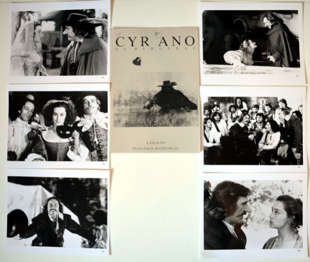 Cyrano De Bergerac  Original Cinema Exhibitors Press Kit <br> (6 Black & White Press Stills + 21 Page Production Information Document) <br> 