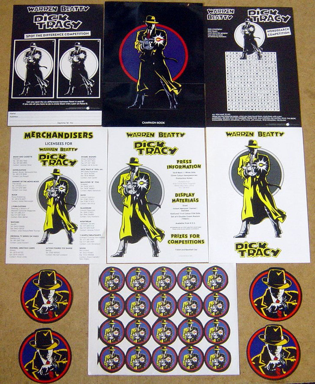 Dick Tracy  Original Exhibitors Campaign Book 