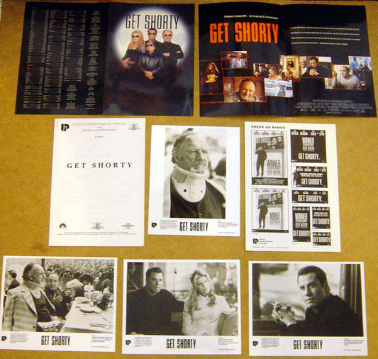 Get Shorty  Original Press Kit With 4 Black And White Stills 