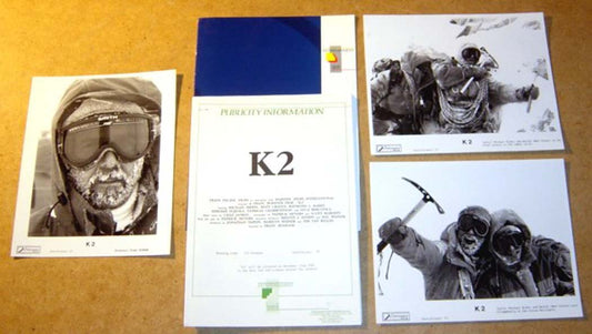 K2  Original Press Kit With 3 Black And White Stills 