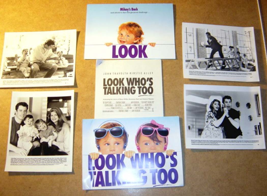 Look Who's Talking Too  Original Press Kit With 4 Black And White Stills 