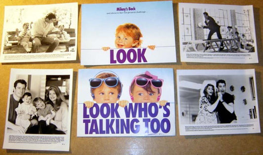 Look Who's Talking Too  Original Press Kit With 4 Black And White Stills 