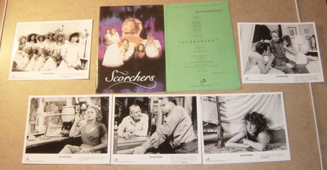 Scorchers  Original Press Kit With 5 Black And White Stills 