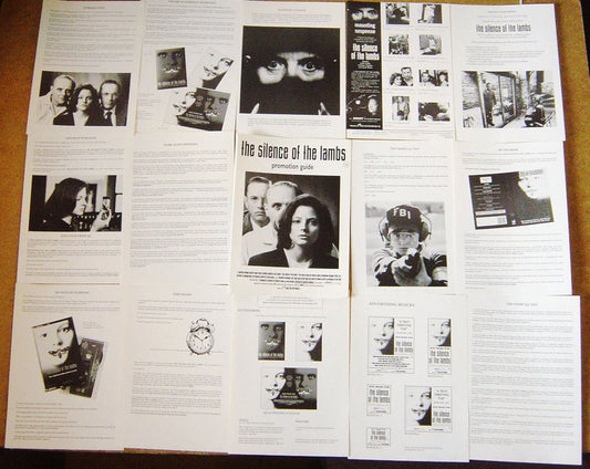 The Silence Of The Lambs  Original 14 Page Promotional Guide 