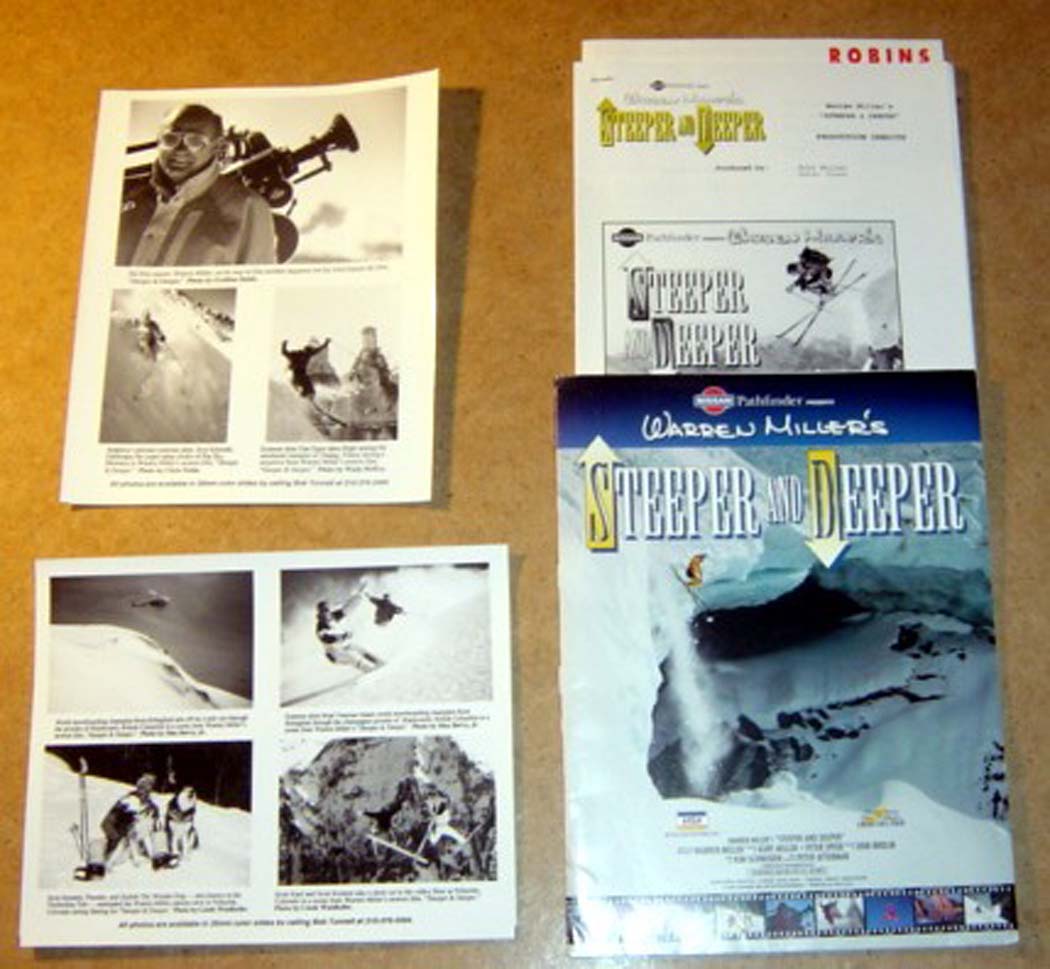 Steeper And Deeper  Original Press Kit With 2 Black And White Stills 