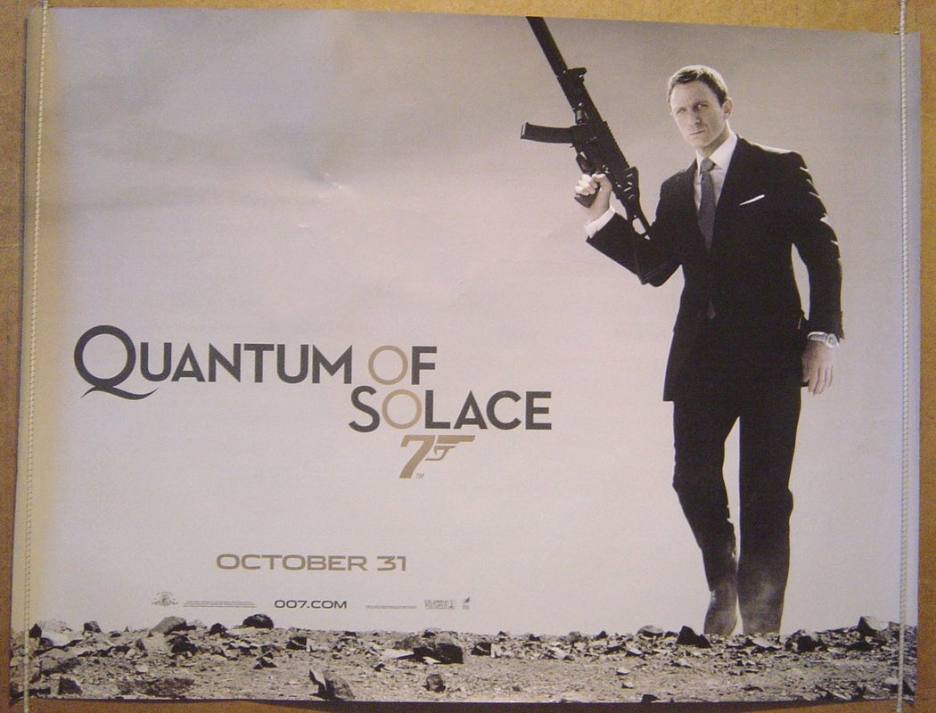 007 : Quantum Of Solace  (Teaser Quad Design 2)  Original Quad Movie Poster  