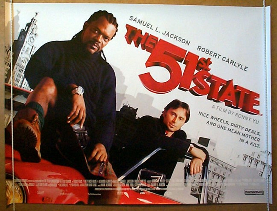 The 51st State  Original Quad Movie Poster  