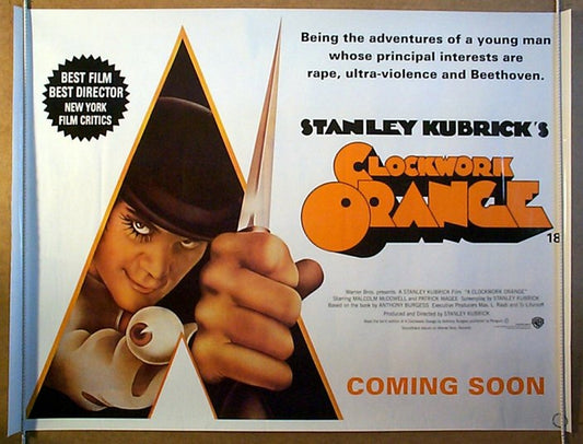 Clockwork Orange Original British Quad Poster - Movie Poster