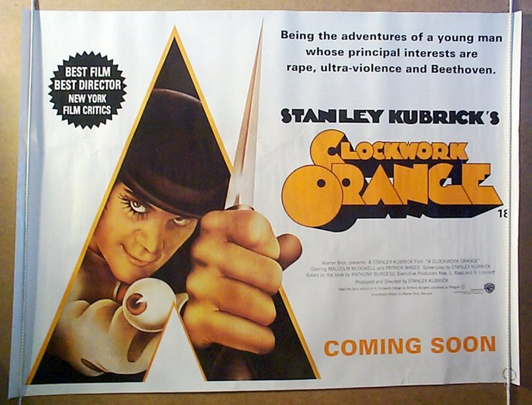 Clockwork Orange Original British Quad Poster - Movie Poster