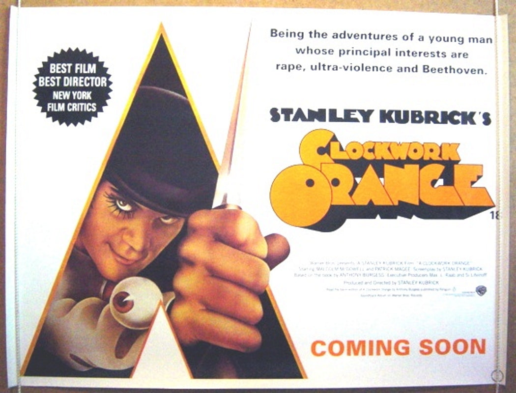 Clockwork Orange Original British Quad Poster - Movie Poster