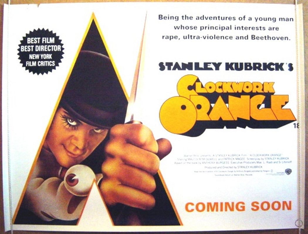 Clockwork Orange Original British Quad Poster - Movie Poster