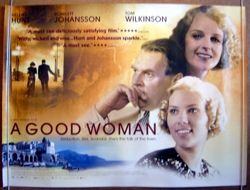 A Good Woman   Original Quad Movie Poster  