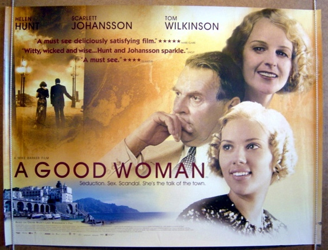 A Good Woman   Original Quad Movie Poster  