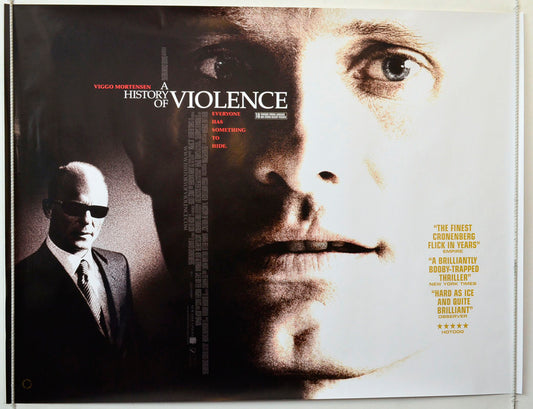 A History Of Violence Original British Quad Poster - Movie Poster