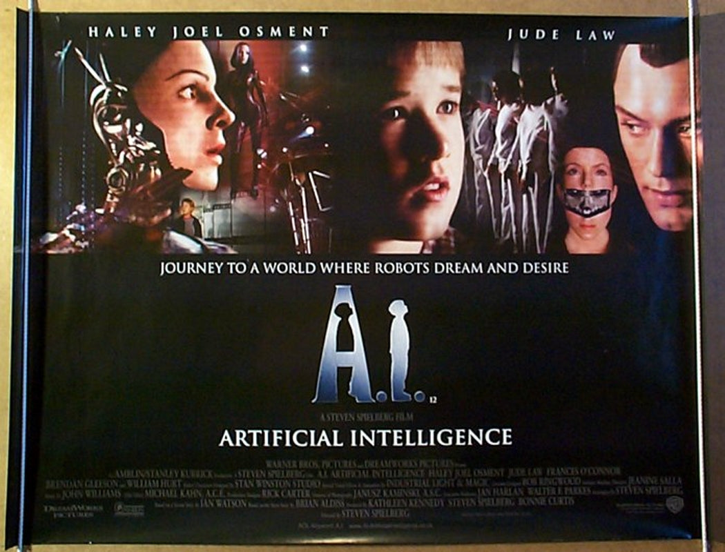 A.I   Original Quad Movie Poster  