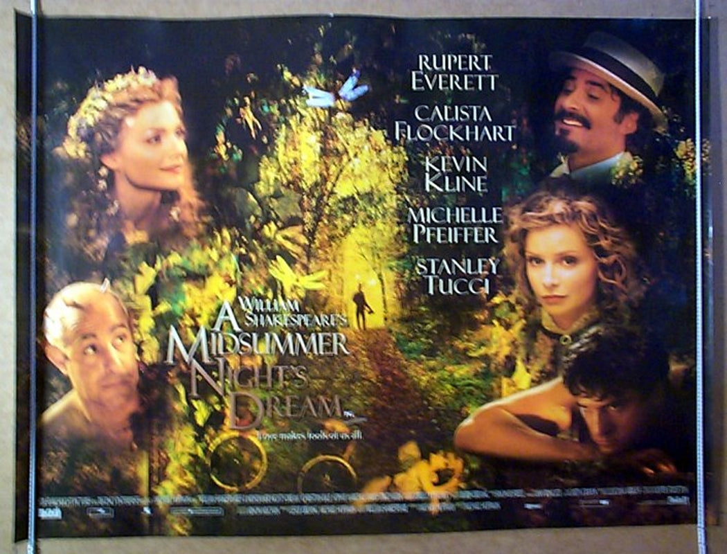 A Midsummer Night's Dream   Original Quad Movie Poster  