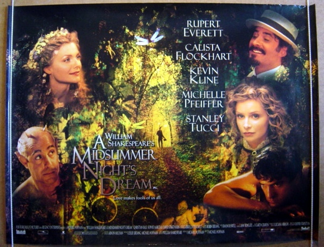 A Midsummer Night's Dream   Original Quad Movie Poster  