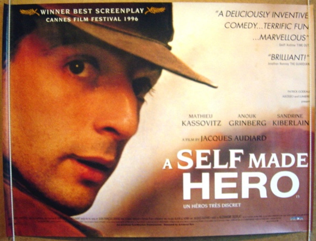 A Self Made Hero  (a.k.a. Un héros très discret)  Original Quad Movie Poster  