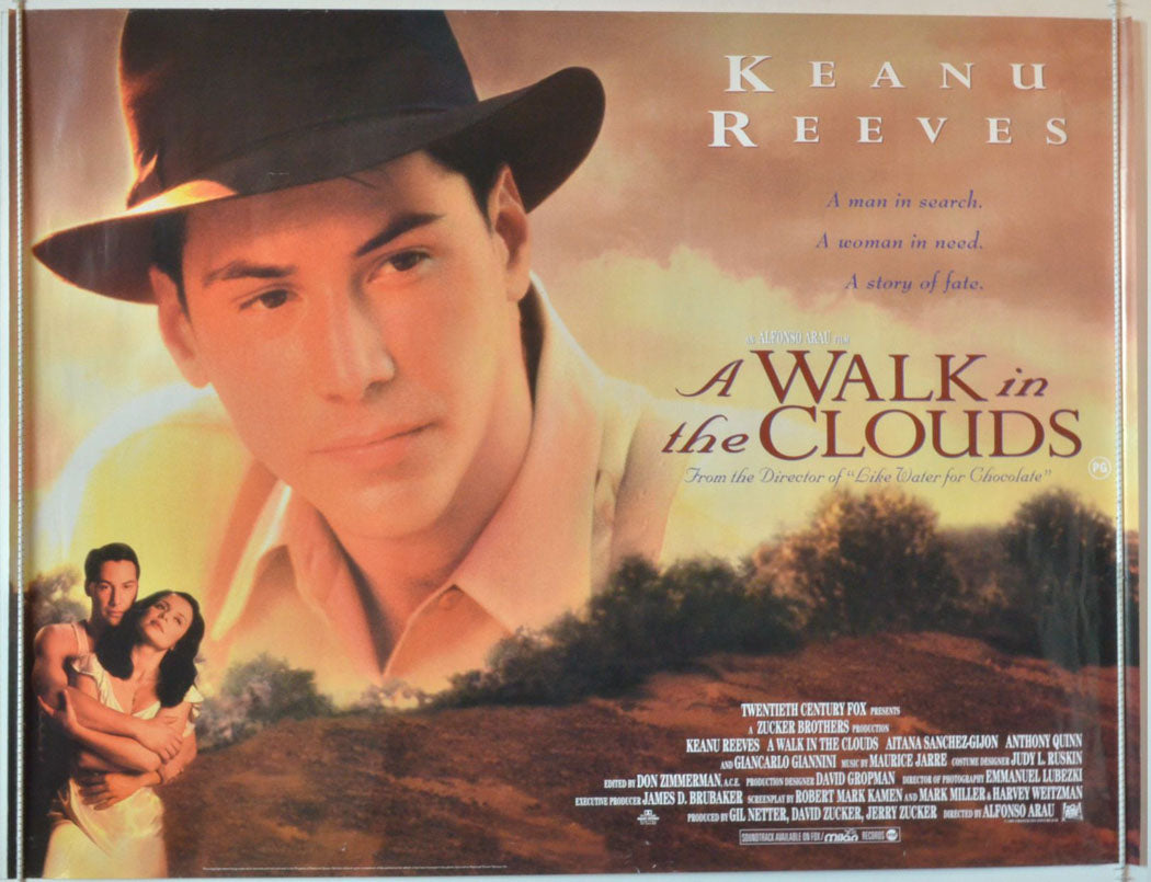 A Walk In The Clouds   Original British Quad Poster - Movie Poster 