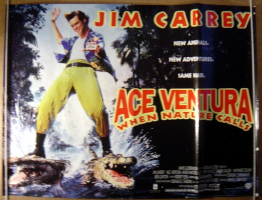 Ace Ventura When Nature Calls   Original Quad Movie Poster  