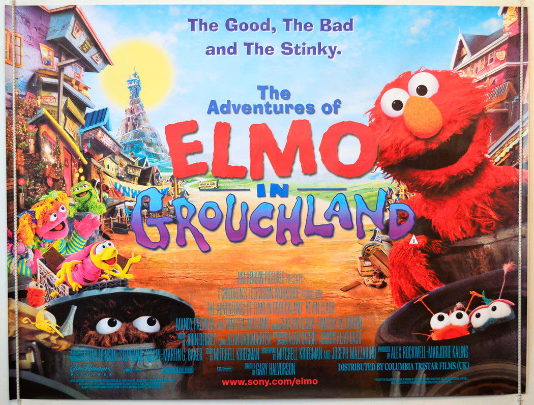 The Adventures Of Elmo In Grouchland Original British Quad Poster - Movie Poster