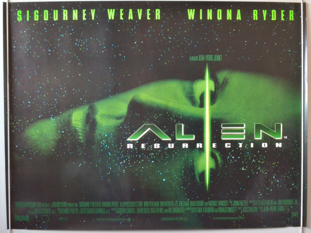 Alien : Resurrection   Original British Quad Poster - Movie Poster 