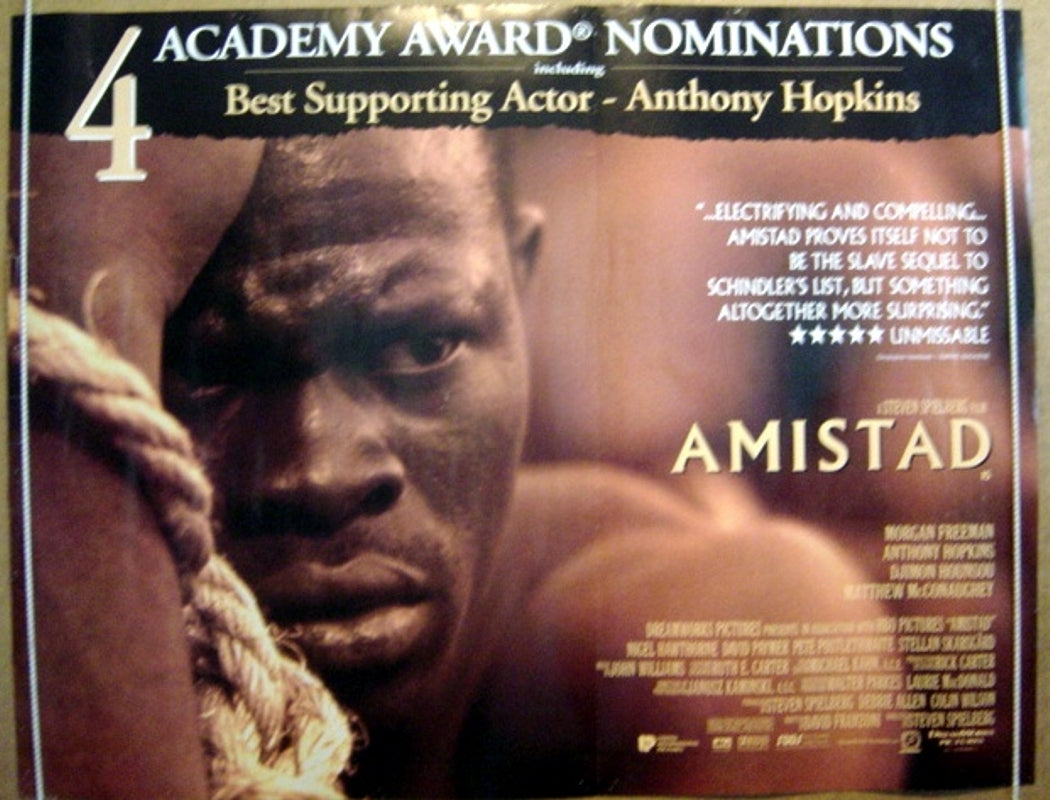 Amistad  Original Quad Movie Poster  