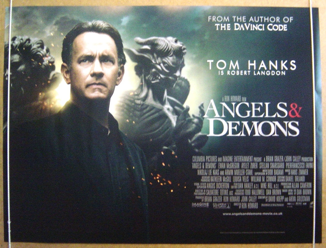 Angels And Demons  Original Quad Movie Poster  