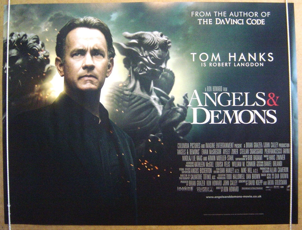 Angels And Demons  Original Quad Movie Poster  