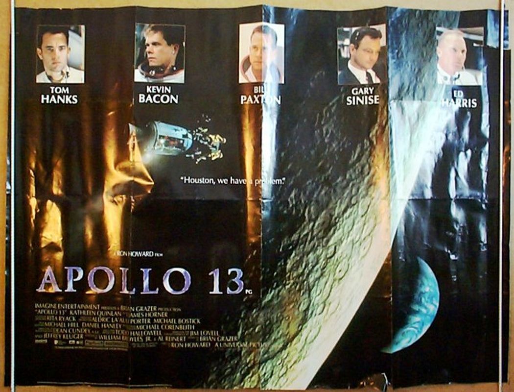 Apollo 13  Original Quad Movie Poster  