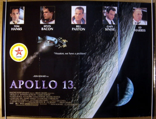 Apollo 13  Original Quad Movie Poster  