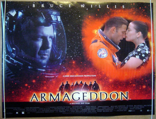 Armageddon  Original Quad Movie Poster  