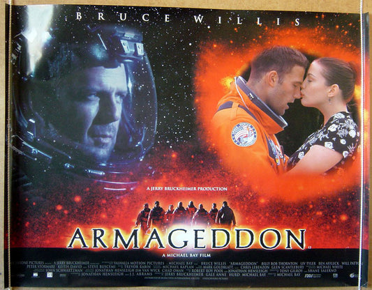 Armageddon  Original Quad Movie Poster  