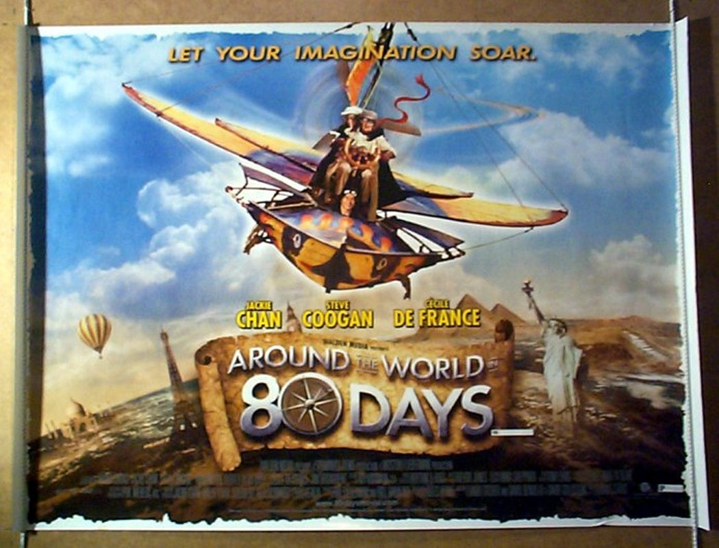 Around The World In 80 Days  Original Quad Movie Poster  