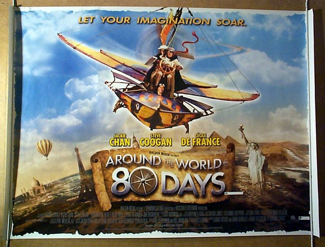 Around The World In 80 Days  Original Quad Movie Poster  