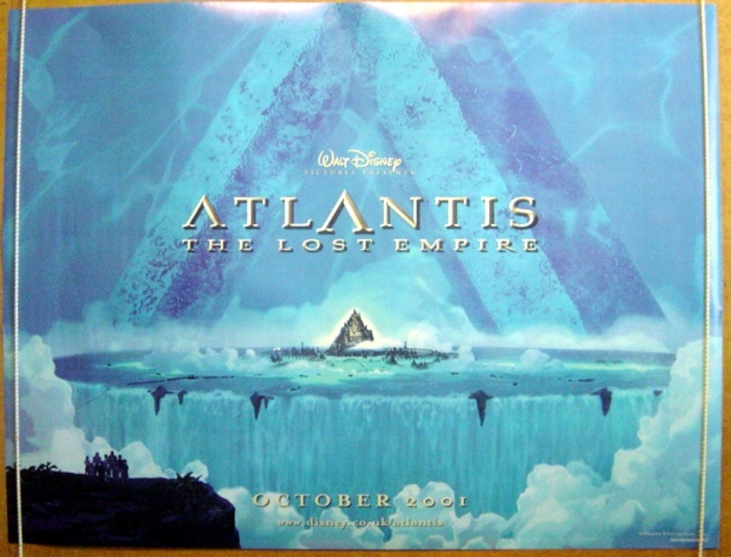 Atlantis : The Lost Empire  (Teaser Original Quad Movie Poster)  Original Quad Movie Poster  